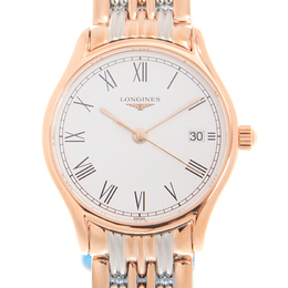 Longines Elegant Quartz White Dial Ladies Watch (Art. L4.259.1.11.7)