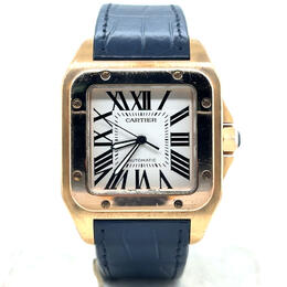 Pre-owned Cartier Santos 100 Automatic Mens Watch w20095y1