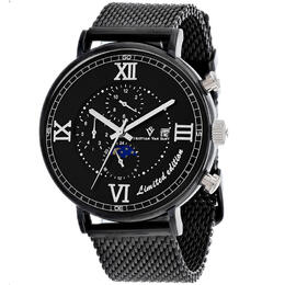 Christian Van Sant Somptueuse LTD Chronograph Automatic Black Dial Mens Watch CV1159