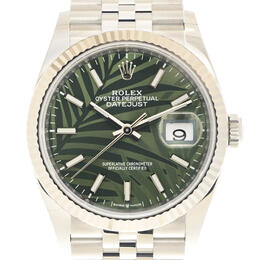 Rolex Datejust 36 Automatic Chronometer Geen Palm Motif Dial Watch 126234GNSPLMJ m126234-0047