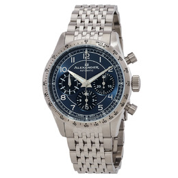 Alexander Alexander 2 Chronograph Automatic Blue Dial Mens Watch a480-le