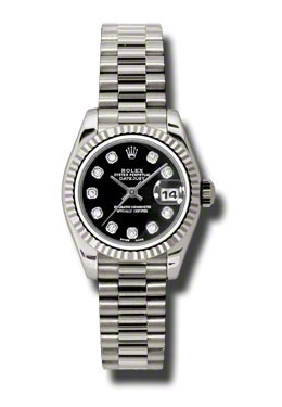 Rolex - ساعة Lady-Datejust - 179179BKDP