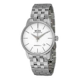 Mido Baroncelli Automatic White Dial Stainless Steel Mens Watch m86004761