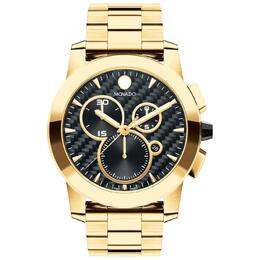 Movado Vizio Black Carbon Fiber Chronograph Dial Men's Watch 0607563