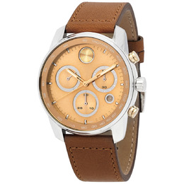 Movado Verso Chronograph Quartz Gold Dial Mens Watch - 3600908