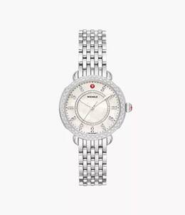 Michele Sidney Quartz Diamond Ladies Watch mww30b000001