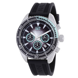 Nautica Key Biscane Chronograph Quartz Black Dial Mens Watch napkbf305