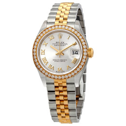 Rolex Lady Datejust Sundust Roman Dial Diamond Bezel Automatic Watch 279383snrj