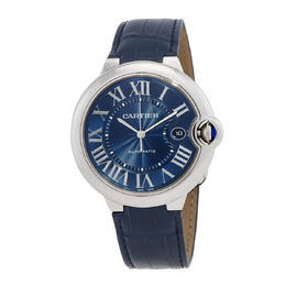 Cartier Ballon Bleu Automatic Blue Dial Mens Watch wsbb0027