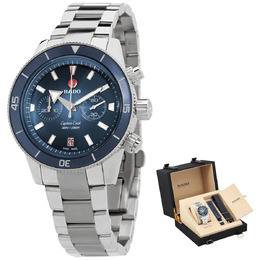 Rado Captain Cook Automatic Blue Dial Mens Watch r32145208