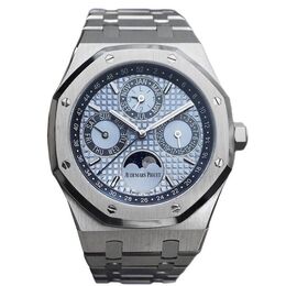 Audemars Piguet Royal Oak Perpetual Calendar Automatic Blue Dial Mens Watch 26574PT.OO.1220PT.01