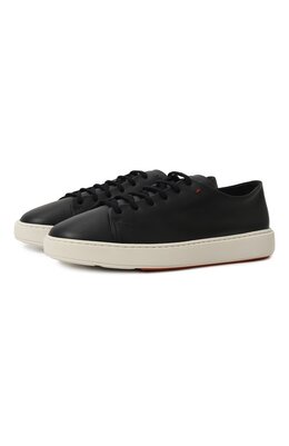 Santoni: Тёмные кеды  Cleanic