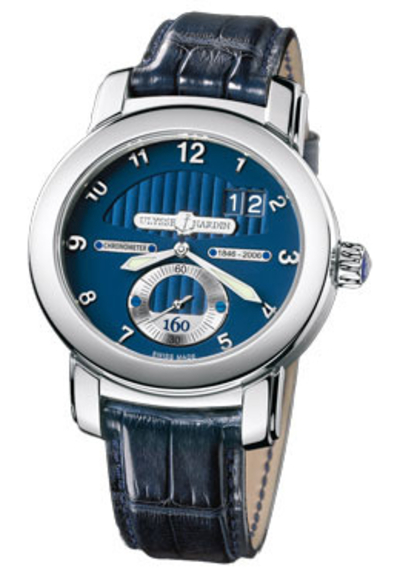 Ulysse Nardin Anniversary 160 Mens Watch Blue Dial 1600-100 (1600-1000) (blue, arb5621)