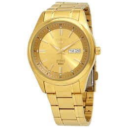 Seiko 5 Automatic Gold Dial Mens Watch snkn96j1