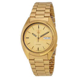 Seiko 5 Automatic Champagne Dial Mens Watch snxl72