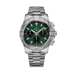 Breitling Avenger Chronograph Automatic Chronometer Green Dial Mens Watch ab0146101l1a1