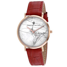 Christian Van Sant Ladies Watch Lotus Quartz White Dial CV0422