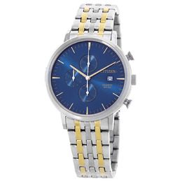 Citizen Chronograph Quartz Blue Dial Mens Watch an3614-54l