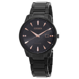 Citizen Pair Eco-Drive Black Dial Mens Watch bm7595-89e