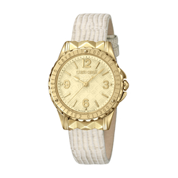 Roberto Cavalli rv1l048l0036 Classic Quartz Champagne Dial Ladies Watch