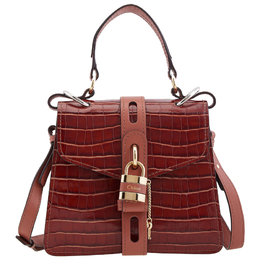 Chloe Crocodile Embossed Small Aby Day Shoulder Bag chc19ws205a87 26k