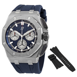 Audemars Piguet Royal Oak Offshore Chronograph Automatic Mens Blue Dial Watch 26420ti.oo.a027ca.01