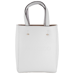 Jimmy Choo Lenny North-South Leather Tote Bag j000170228-latte/light gold