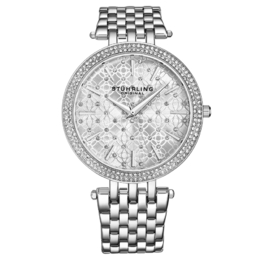 Stuhrling Original Symphony Quartz Silver Dial Ladies Watch M16256