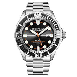 Stuhrling Original Aquadiver Automatic Black Dial Mens Watch M16748