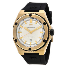 Technomarine Coral Quartz Silver Dial Mens Watch tm-416068
