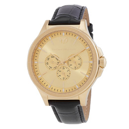 Technomarine MoonSun Date-Day Quartz Gold Dial Mens Watch tm-822031