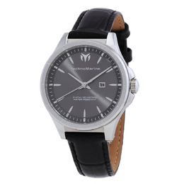 Technomarine MoonSun Date Quartz Charcoal Dial Ladies Watch tm-822040
