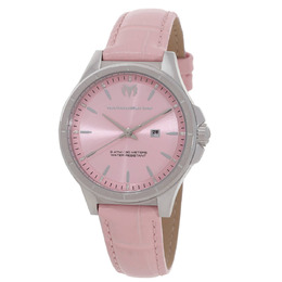 Technomarine MoonSun Date Quartz Pink Dial Ladies Watch tm-822041