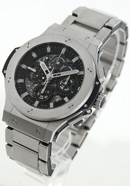 Hublot Big Bang Aero Bang Black Skeleton Dial Steel Mens Watch 311SX1170SX 311.sx.1170.sx