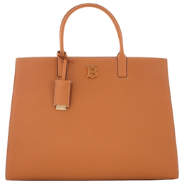 Burberry Warm Russet Brown Grainy Leather Medium Frances Bag 8049043