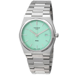 Tissot PRX Mens Quartz Light Green Dial Watch t13741011