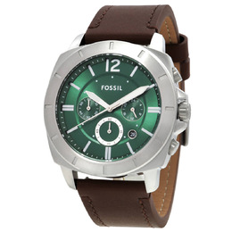 Fossil Privateer Chronograph Quartz Green Dial Mens Watch bq2821