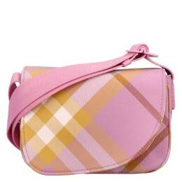 Burberry Checked Foldover-Top Courier Bag 8090996