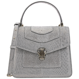 Bvlgari Serpenti Forever Crossbody Bag- Grey 287942