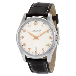 Hamilton Jazzmaster Thinline Silver Dial Mens Watch h38511513