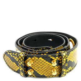 Burberry Ladies Amber Yellow Croco-embossed Leather Bag Strap 4080195