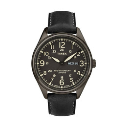Timex Waterbury Quartz Black Dial Mens Watch tw2r89100