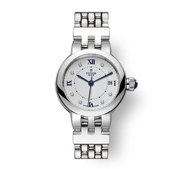 Tudor Clair De Rose Automatic Diamond Opaline Dial Ladies Watch m35200-0004