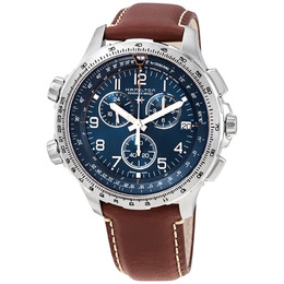Hamilton H77922541 - Blue Dial Mens Khaki X-Wind Chronograph Quartz Watch