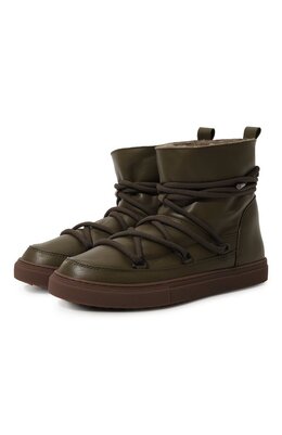 INUIKII: Сапоги цвета хаки 