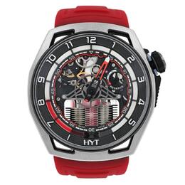 HYT Hastroid Hand Wind Black Dial Mens Watch h03061-a