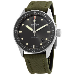 Blancpain Fifty Fathoms Bathyscaphe Meteor Grey Dial Automatic Mens Watch 5000-1110-k52a