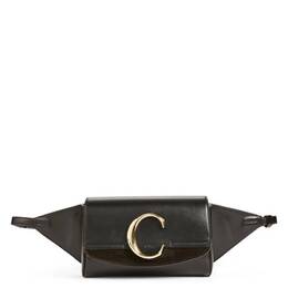 Chloe C Leather Logo Belt Bag chc19us195a37