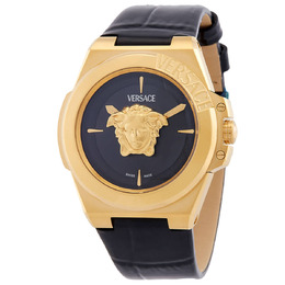 Versace Hera Quartz Black Dial Ladies Watch ve8d00324
