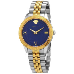 Versace Greca Signature Quartz Blue Dial Ladies Watch VEVC00719